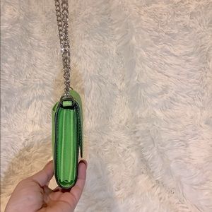 Michael Kors Saffiano Lime Green Crossbody Handbag